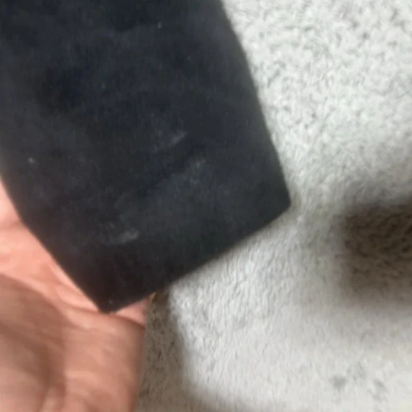 Vintage Scully Jacket Womens M Black Leather Western Fringe Studded Beaded Suede - Picture 8 of 16